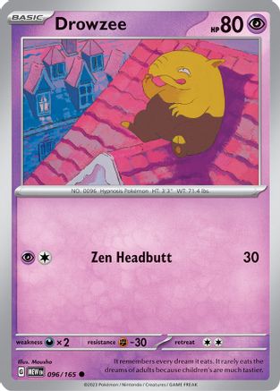 Drowzee 096/165 SV Scarlet & Violet 151 - Common