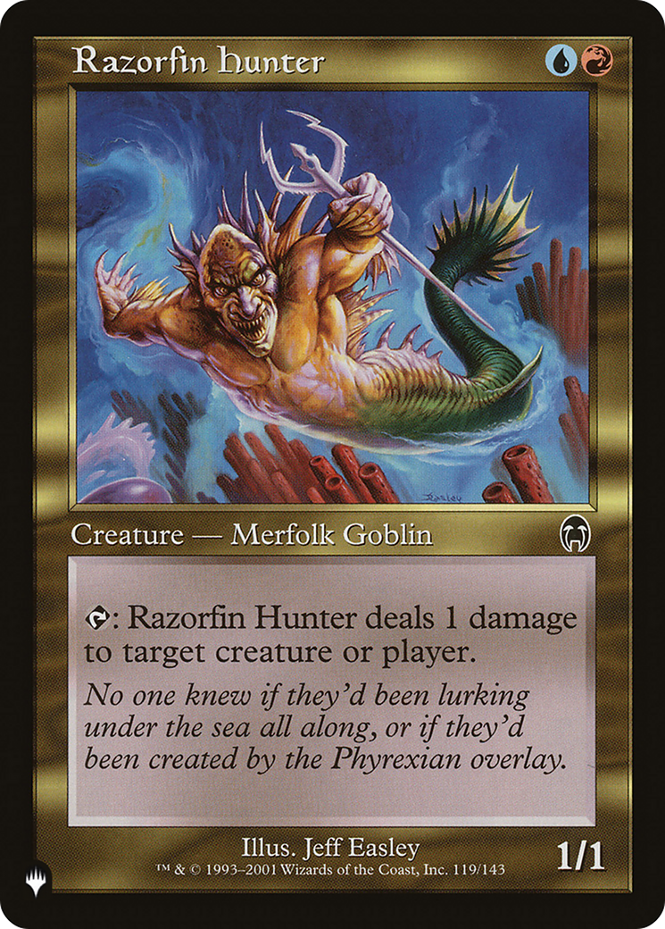 Razorfin Hunter (LIST-APC-119) - The List