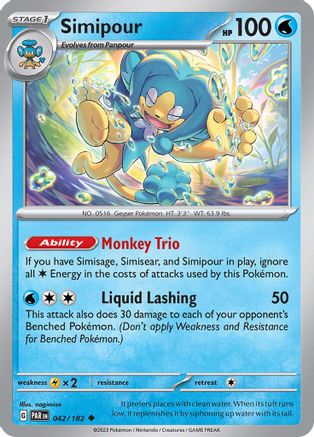 Simipour 042/182 SV04 Paradox Rift - Uncommon