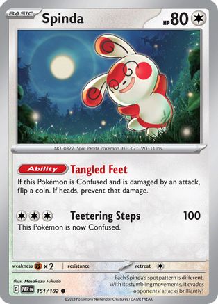 Spinda 151/182 SV04 Paradox Rift - Common