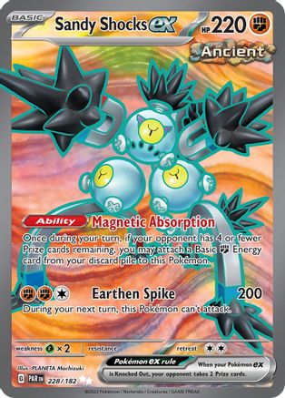 Sandy Shocks ex 228/182 - Holofoil SV04 Paradox Rift - Ultra Rare