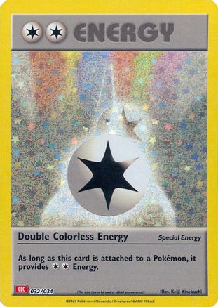 Double Colorless Energy (CLC) 032/034 - Holofoil Trading Card Game Classic - Classic Collection