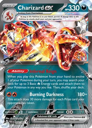 Charizard ex 054/091 - Holofoil SV Paldean Fates - Double Rare