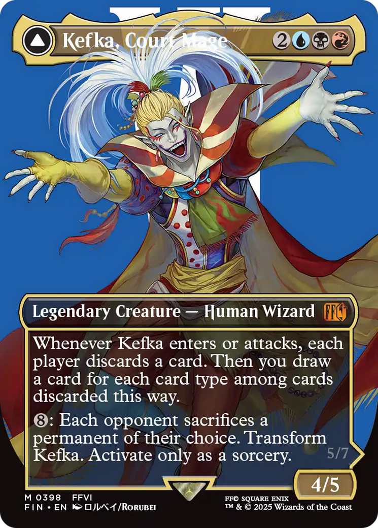 Kefka, Court Mage (0398) (Borderless) (FIN-398) - FINAL FANTASY