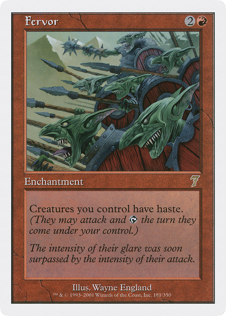Fervor (7ED-181) - 7th Edition Foil