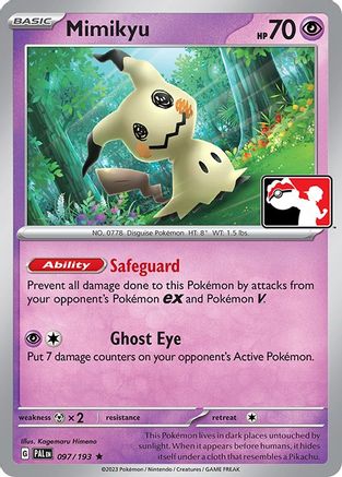 Mimikyu 097/193 Prize Pack Series Cards - Rare