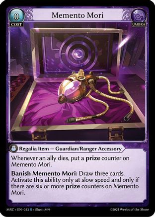 Memento Mori (033) - Mercurial Heart