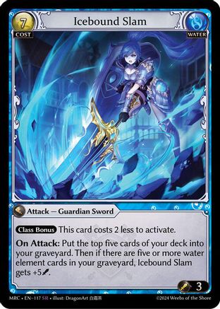 Icebound Slam (117) - Mercurial Heart Foil