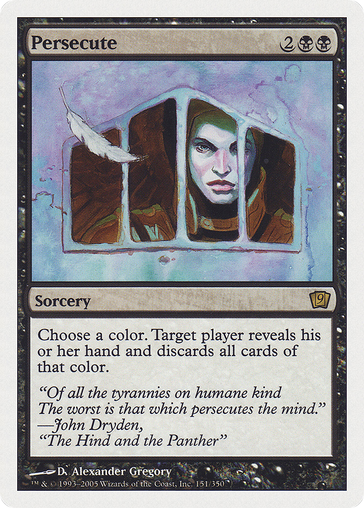 Persecute (9ED-151★) - 9th Edition Foil