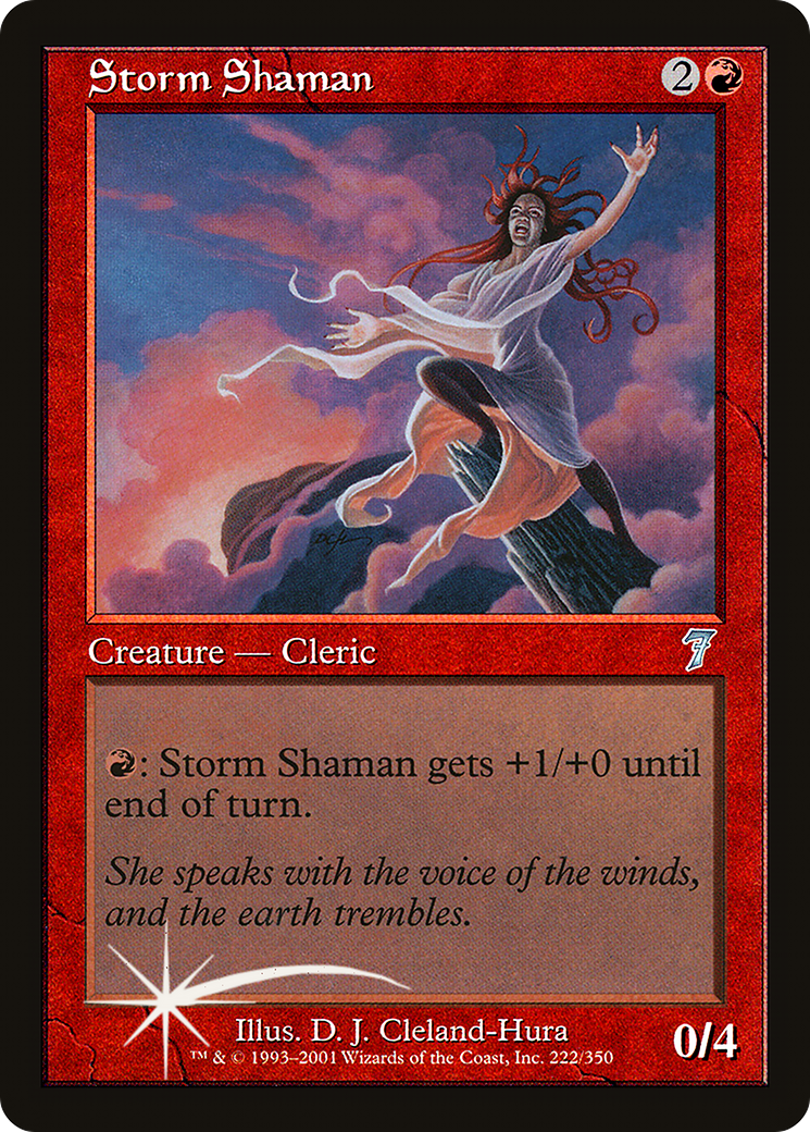 Storm Shaman (7ED-222★) - 7th Edition
