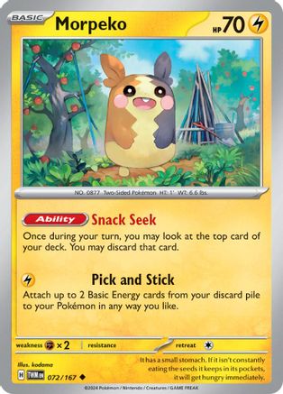 Morpeko 072/167 SV06 Twilight Masquerade - Uncommon