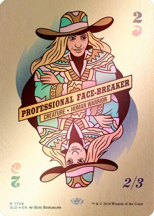 Professional Face-Breaker (Rainbow Foil) (SLD-1706) - Secret Lair Drop Series Foil