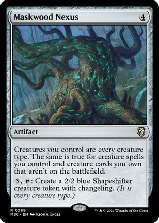 Maskwood Nexus (Ripple Foil) (M3C-299) - Modern Horizons 3 Commander Foil