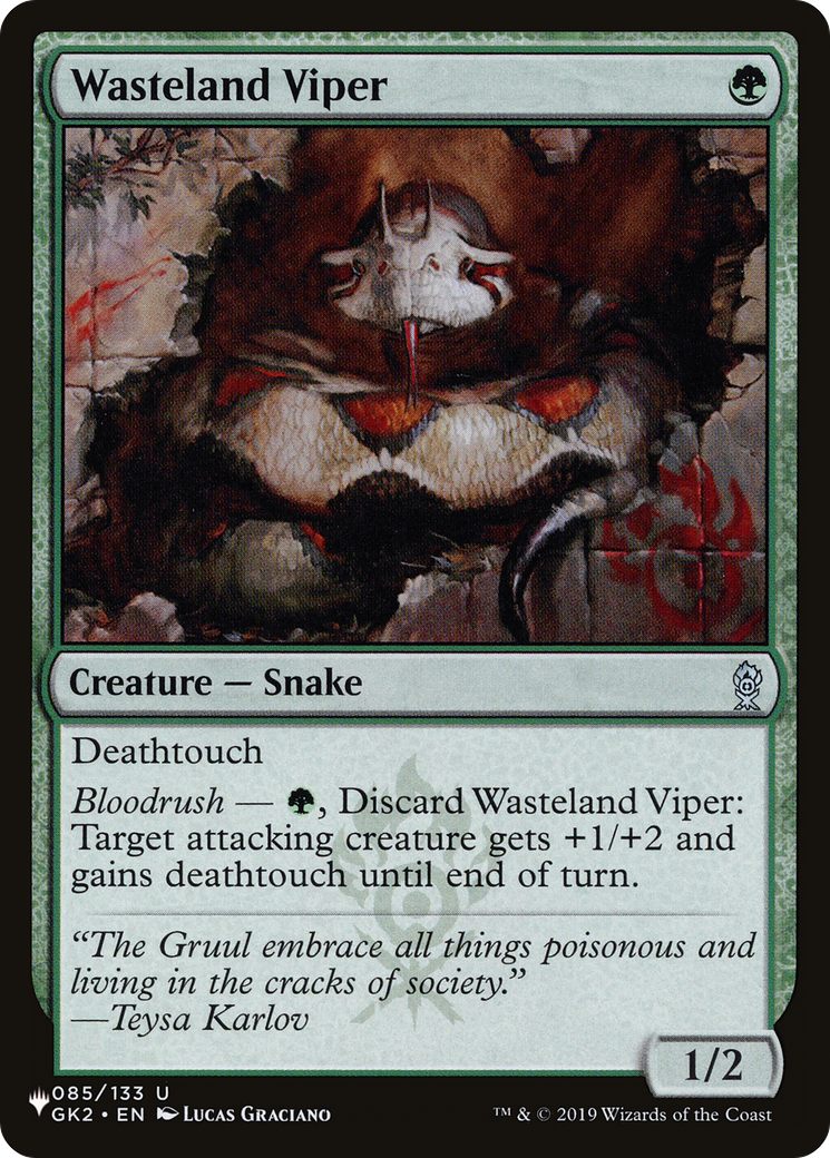 Wasteland Viper (LIST-GK2-85) - The List
