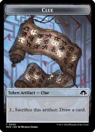 Clue Token // Energy Reserve Double-Sided Token (MH3-30 // 36) - Modern Horizons 3