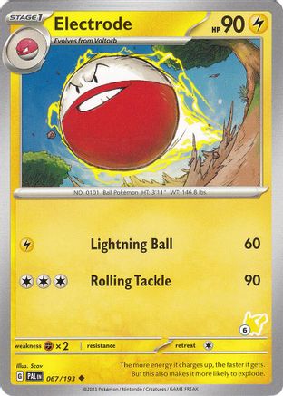 Electrode - Pikachu 6 067 Battle Academy 2024 - Uncommon