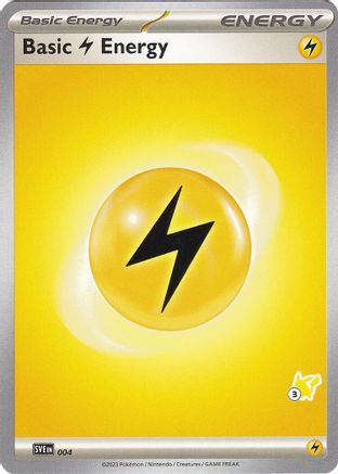 Basic Lightning Energy - Pikachu 3 004 Battle Academy 2024 - Common