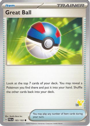 Great Ball - Pikachu 38 183 Battle Academy 2024 - Common