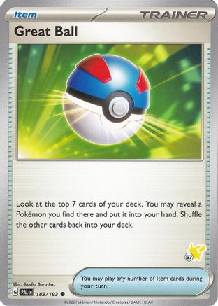 Great Ball - Pikachu 57 183 Battle Academy 2024 - Common
