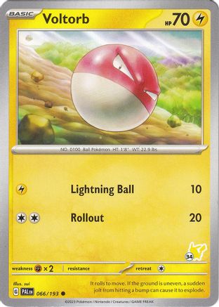 Voltorb - Pikachu 34 066 Battle Academy 2024 - Common