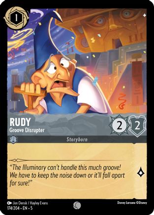 Rudy - Groove Disrupter (174/204) - Shimmering Skies Cold Foil
