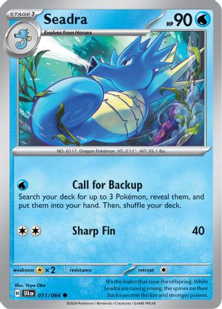 Seadra 011/064 SV Shrouded Fable - Common