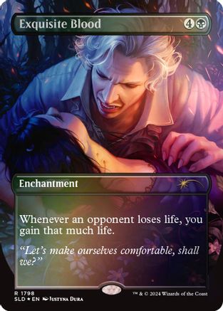 Exquisite Blood (Rainbow Foil) (SLD-1798) - Secret Lair Drop Series Foil