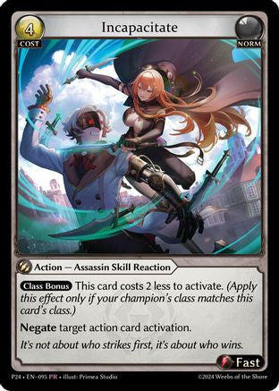 Incapacitate (095) - Promotional Cards Foil