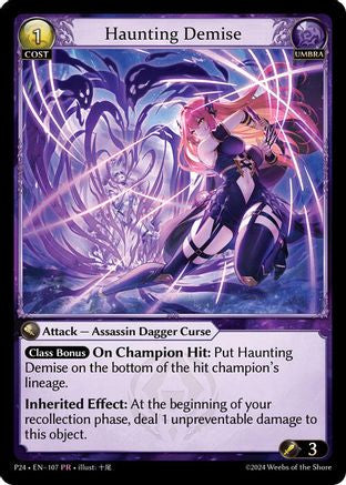 Haunting Demise (107) - Promotional Cards Foil