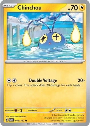 Chinchou 048/142 SV07 Stellar Crown - Common