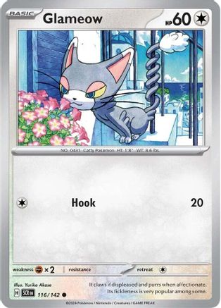 Glameow 116/142 SV07 Stellar Crown - Common