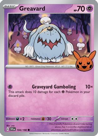 Greavard 042/091 Trick or Trade BOOster Bundle 2024 - Common