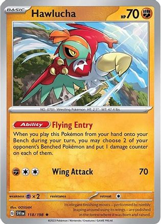 Hawlucha 118/198 Deck Exclusives - Rare