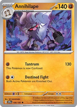 Annihilape 100/191 SV08 Surging Sparks - Uncommon