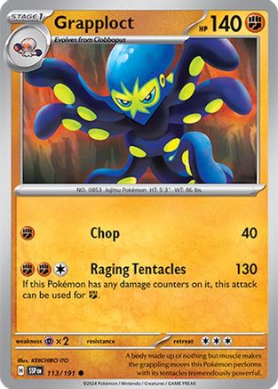 Grapploct 113/191 SV08 Surging Sparks - Common