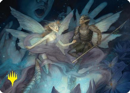 Faebloom Trick Art Card (6/54) (Gold-Stamped Signature) (ASFDN-006) - Art Series: Foundations
