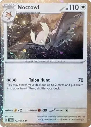 Noctowl (Cosmos Holo) 127/162 - Holofoil Miscellaneous Cards & Products - Promo