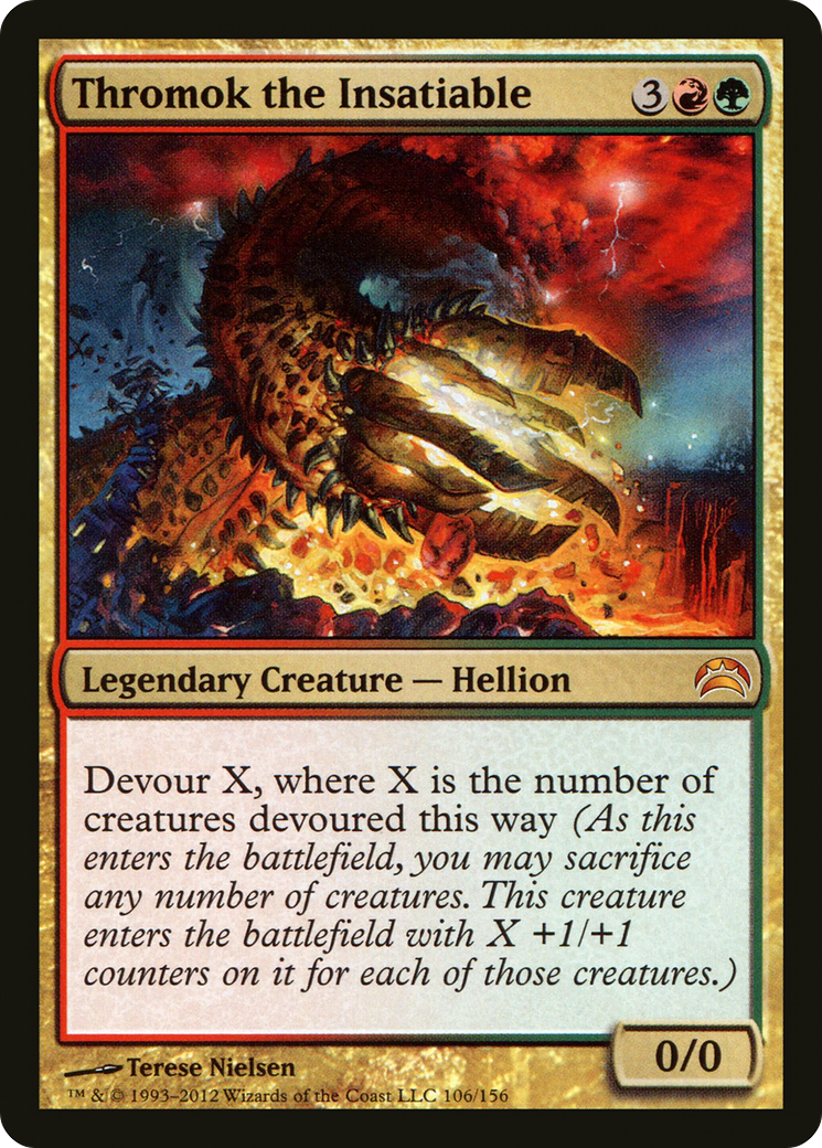 Thromok the Insatiable (PC2-106) - Planechase 2012 Foil