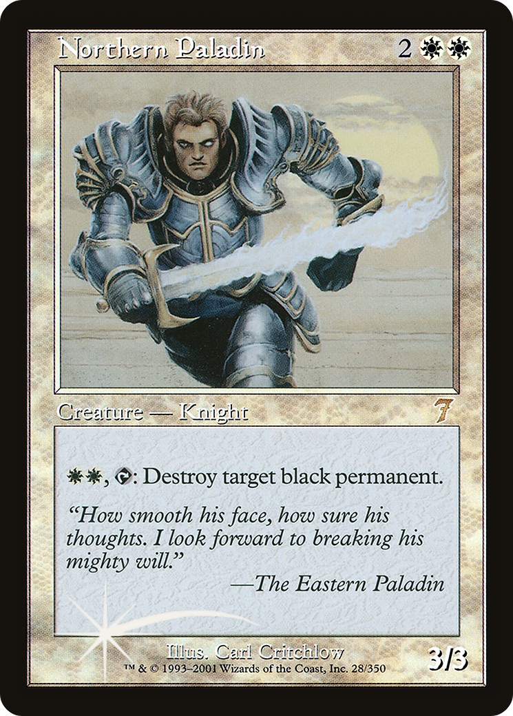 Northern Paladin (7ED-28★) - 7th Edition Foil