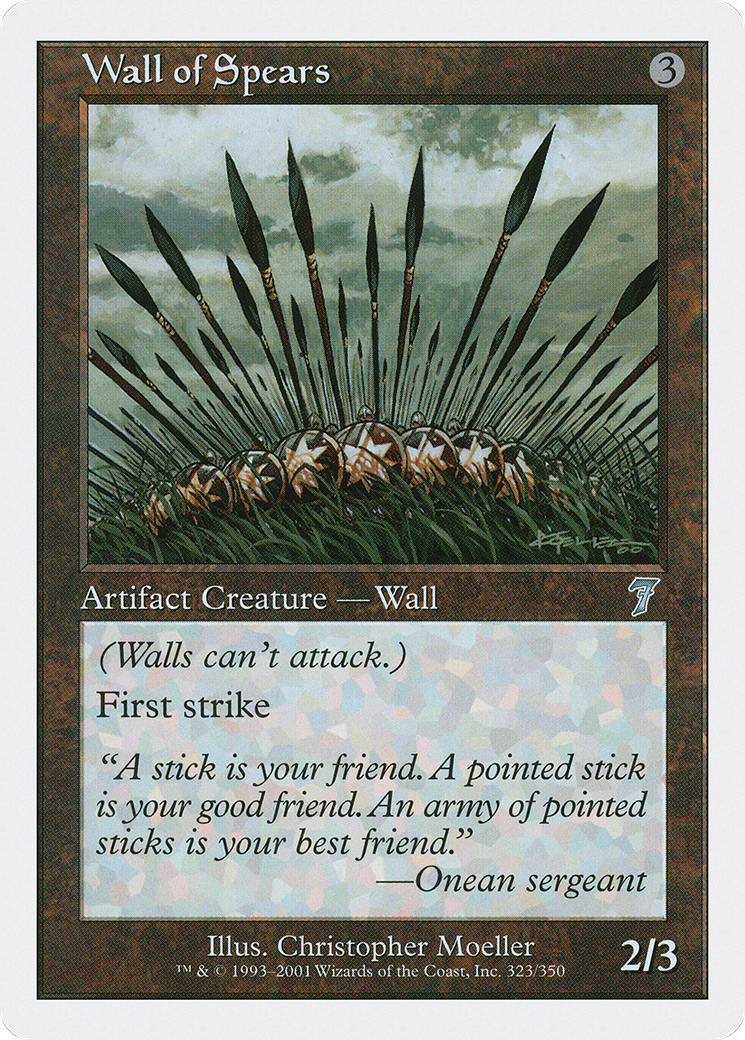 Wall of Spears (7ED-323★) - 7th Edition