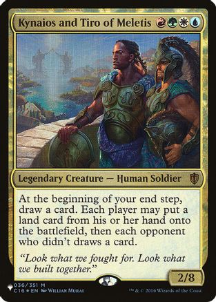 Kynaios and Tiro of Meletis (LIST-036/351) - The List Reprints