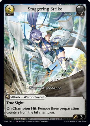 Staggering Strike (152) - Promotional Cards Foil