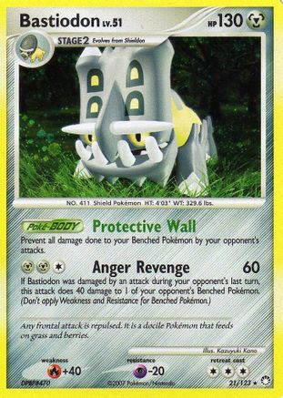 Bastiodon - Bastiodon the Defender Half Deck 1st Edition Holofoil