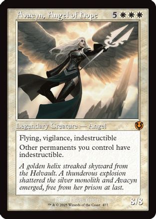 Avacyn, Angel of Hope (Retro Frame) (INR-477) - Innistrad Remastered Foil