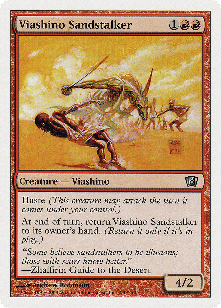 Viashino Sandstalker (8ED-230★) - 8th Edition