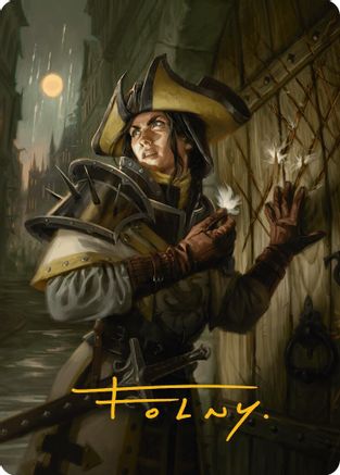 Thraben Inspector Art Card (Gold-Stamped Signature) (AAINR-003) - Innistrad Remastered