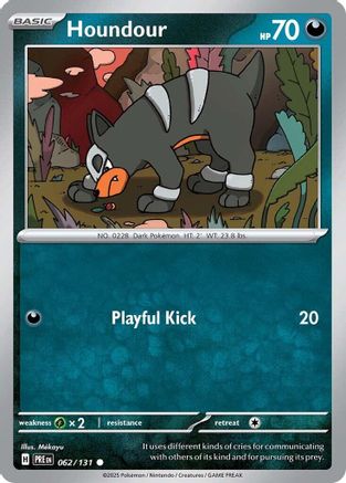 Houndour 062/131 SV Prismatic Evolutions - Common