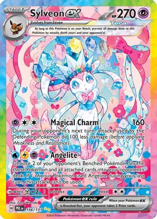 Sylveon ex 156/131 - Holofoil SV Prismatic Evolutions - Special Illustration Rare