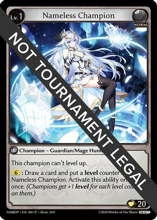 Nameless Champion (Guardian/Mage) (001) - Mortal Ambition Draft Pack