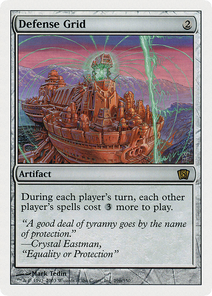 Defense Grid (8ED-296★) - 8th Edition Foil